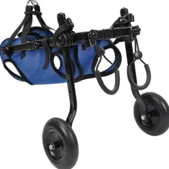 Furendo Haustierzubehör|Reinigungswerkzeuge Für Haustiere-Verstellbarer Hunderollstuhl – Ergonomische Mobilitätshilfe für Haustiere