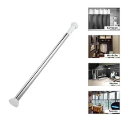 The Blissful Bath Gadgets Für Zuhause|Badezimmer-Verstellbarer Kleider-Organizer – einfach zu installierender Kleiderstangenhalter