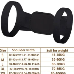 The Relaxation Nook Gesundheits-Gadgets|Gesundheits- Und Entspannungstools-Verstellbarer Rückenstützgürtel zur Haltungskorrektur – Schmerzlinderung