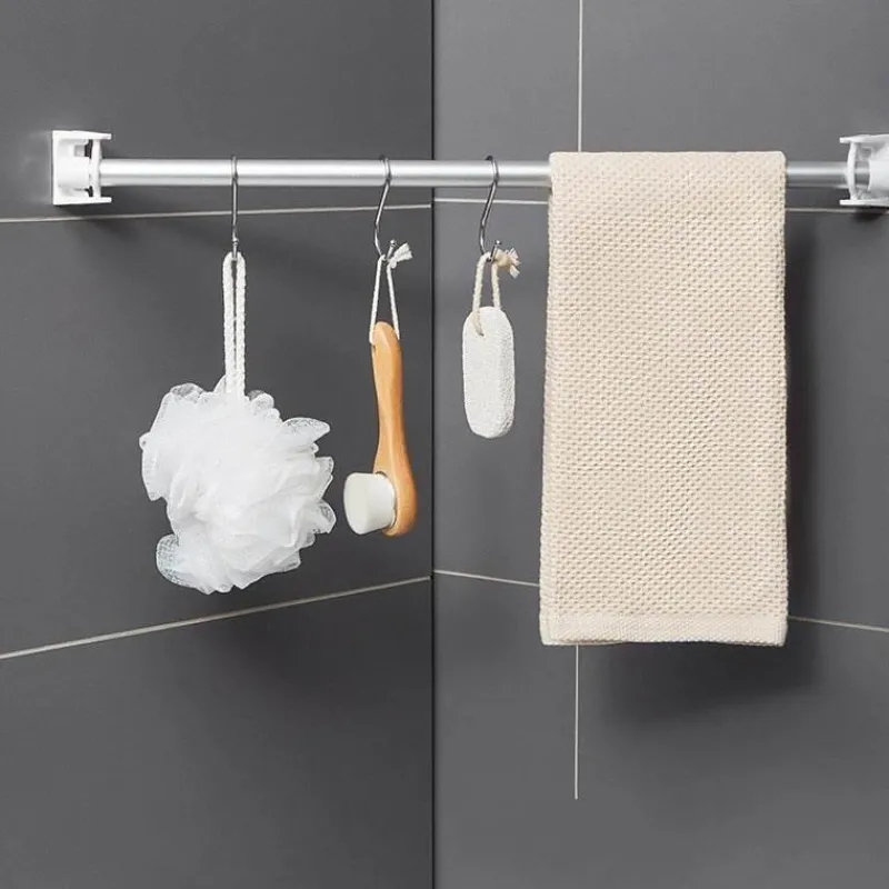 Comfort u0026 Style Gadgets Für Zuhause-Verstellbarer Rutenhalter – Punch-Free Hook Organizer