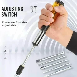 Cozy Living Heimwerkzeuge-Verstellbarer Schraubendrehersatz – Halbautomatische Präzisionswerkzeuge für Heimwerker