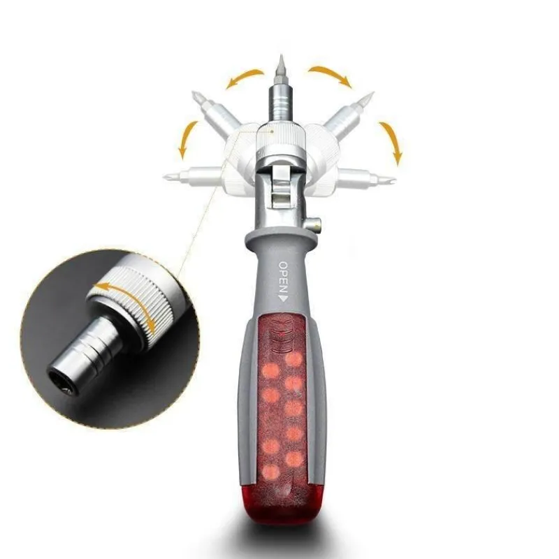 Cozy Living Outdoor-Artikel|Heimwerkzeuge-Verstellbarer Sechskantschraubendrehersatz – Mehrzweck-Werkzeugsatz