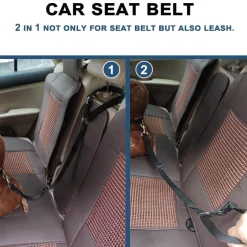 Furendo Autozubehör|Automobilindustrie-Verstellbarer Sicherheitsgurt für Hunde im Auto – Sicheres Sicherheitsgeschirr für Haustiere