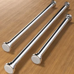 Room to Spare Aufbewahrung Und Organisation|Badezimmer-Verstellbarer Wäscheständer aus Edelstahl, Teleskopstange für den Balkon