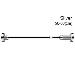 Room to Spare Aufbewahrung Und Organisation|Badezimmer-Verstellbarer Wäscheständer aus Edelstahl, Teleskopstange für den Balkon