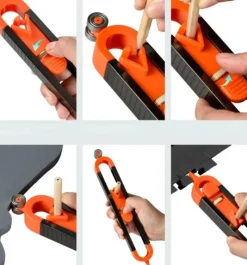 The Decor Haven Camping Im Freien|Outdoor-Artikel-Verstellbares Anreißlineal – Präzisionsmesswerkzeug