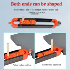 The Decor Haven Camping Im Freien|Outdoor-Artikel-Verstellbares Anreißlineal – Präzisionsmesswerkzeug