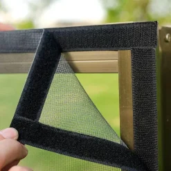 The Decor Haven Gadgets Für Zuhause-Verstellbares Anti-Moskito-Fensternetz – waschbare Insektenbarriere