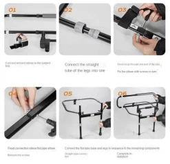 Tranquil Touch Mobilitäts- Und Support-Tools|Gesundheits-Gadgets-Verstellbares Bettstützgitter - Klapphilfe für Senioren