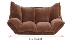 Comfort u0026 Style Möbel-Verstellbares, faltbares Loungesofa ohne Beine