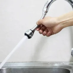 Tom Küche & Esszimmer-Verstellbares 360-Grad-Verlängerungsrohr für Küchenarmaturen – vielseitiges Wasserhahnzubehör