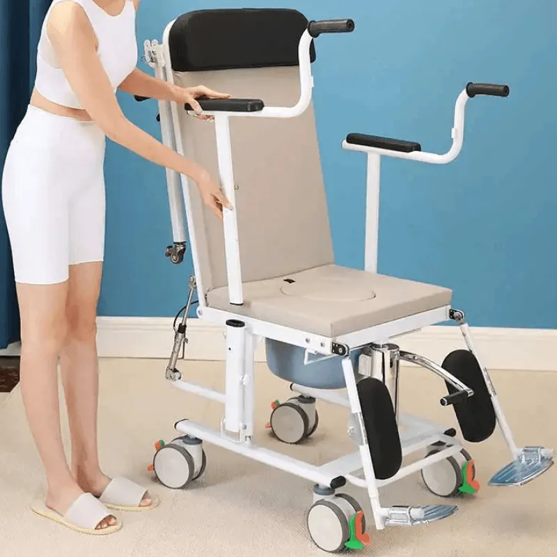 Tranquil Touch Mobilitäts- Und Support-Tools|Gesundheits-Gadgets-Verstellbares hydraulisches Transferstuhlbett – Einfaches Anheben für ältere Menschen