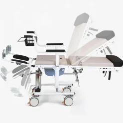 Tranquil Touch Mobilitäts- Und Support-Tools|Gesundheits-Gadgets-Verstellbares hydraulisches Transferstuhlbett – Einfaches Anheben für ältere Menschen