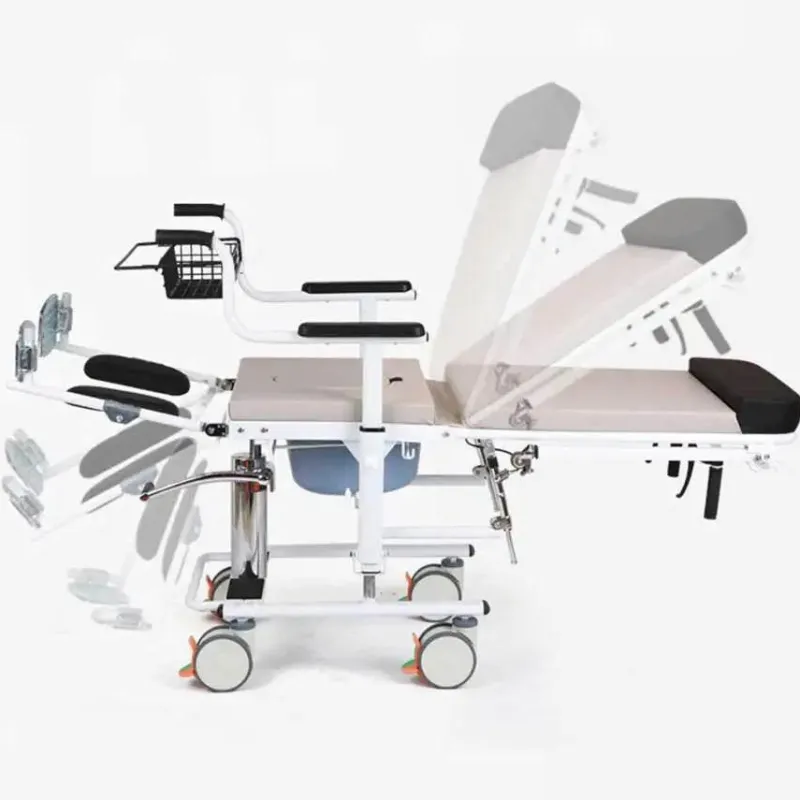 Tranquil Touch Mobilitäts- Und Support-Tools|Gesundheits-Gadgets-Verstellbares hydraulisches Transferstuhlbett – Einfaches Anheben für ältere Menschen