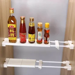 Deco Küche & Esszimmer-Verstellbares Küchenschrank-Organizer-Regal – Aufbewahrungslösung ohne Bohren