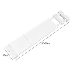 Deco Küche & Esszimmer-Verstellbares Küchenschrank-Organizer-Regal – Aufbewahrungslösung ohne Bohren