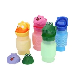 The Blissful Bath Badezimmer-Verstellbares Kinderurinal – Tragbare Reise-Pipiflasche für Jungen