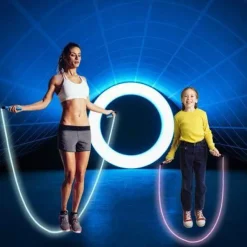 The Relaxation Nook Fitness-Gadgets|Gesundheits-Gadgets-Verstellbares LED-Springseil - Fitness-Springseil