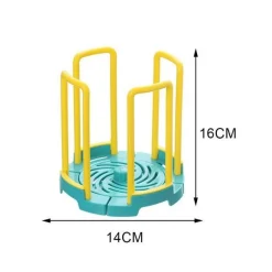 Space Savvy Küche & Esszimmer-Verstellbares Mini-Abtropfgestell – Aufbewahrungs-Organizer für die Küche