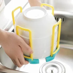 Space Savvy Küche & Esszimmer-Verstellbares Mini-Abtropfgestell – Aufbewahrungs-Organizer für die Küche