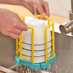 Space Savvy Küche & Esszimmer-Verstellbares Mini-Abtropfgestell – Aufbewahrungs-Organizer für die Küche