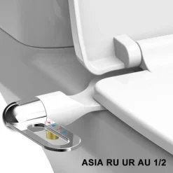 The Relaxation Nook Mobilitäts- Und Support-Tools|Gesundheits- Und Entspannungstools-Verstellbares tragbares Bidet – Ultraflacher Toiletten-Sprühaufsatz