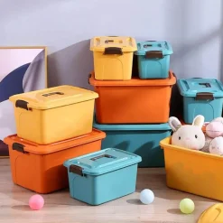 Tom Küche & Esszimmer-Vielseitige Aufbewahrungsbox mit großem Fassungsvermögen – idealer Organizer für Kosmetika, Spielzeug, Snacks, Kleidung