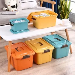 Tom Küche & Esszimmer-Vielseitige Aufbewahrungsbox mit großem Fassungsvermögen – idealer Organizer für Kosmetika, Spielzeug, Snacks, Kleidung