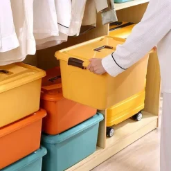 Tom Küche & Esszimmer-Vielseitige Aufbewahrungsbox mit großem Fassungsvermögen – idealer Organizer für Kosmetika, Spielzeug, Snacks, Kleidung