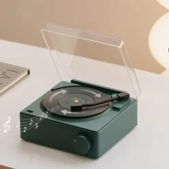 Comfort u0026 Style Gadgets Für Zuhause-Vintage Bluetooth Plattenspieler - Retro Mini Lautsprecher