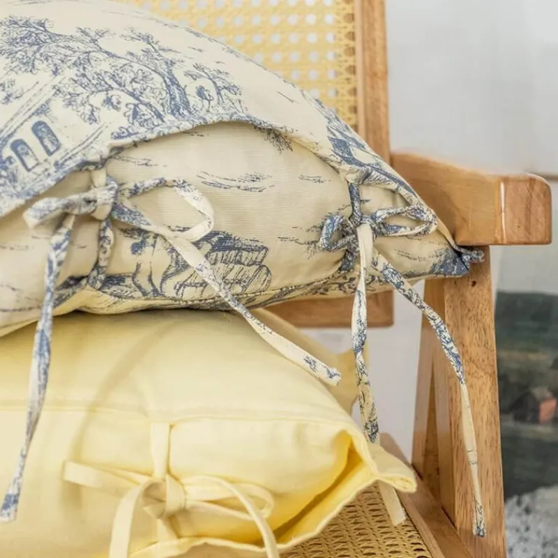 Cozy Cushions Bettzeug-Vintage Blumen Kissenbezug - Dekorativer Kissenbezug aus Baumwolle