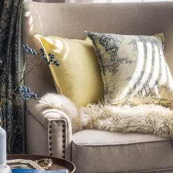 Cozy Cushions Bettzeug-Vintage Blumen Kissenbezug - Dekorativer Kissenbezug aus Baumwolle