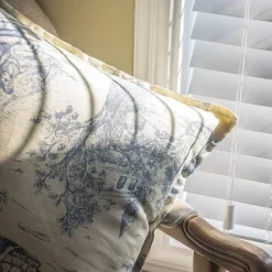 Cozy Cushions Bettzeug-Vintage Blumen Kissenbezug - Dekorativer Kissenbezug aus Baumwolle