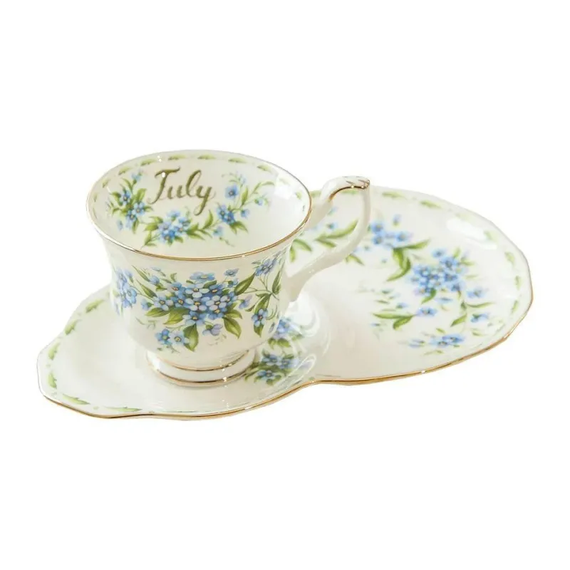 Feast u0026 Flair Küche & Esszimmer-Vintage Bone China Kaffeetassen-Set – Phnom Penh Design für das Home Office