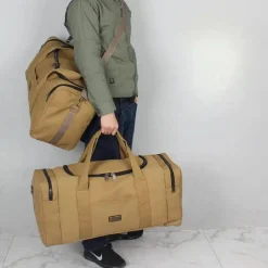 BagAura Taschen & Geldbörsen-Vintage Canvas Reisetasche – Großes Fassungsvermögen, langlebig und vielseitig