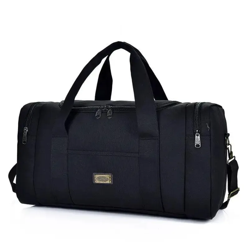 BagAura Taschen & Geldbörsen-Vintage Canvas Reisetasche – Großes Fassungsvermögen, langlebig und vielseitig