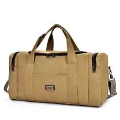 BagAura Taschen & Geldbörsen-Vintage Canvas Reisetasche – Großes Fassungsvermögen, langlebig und vielseitig