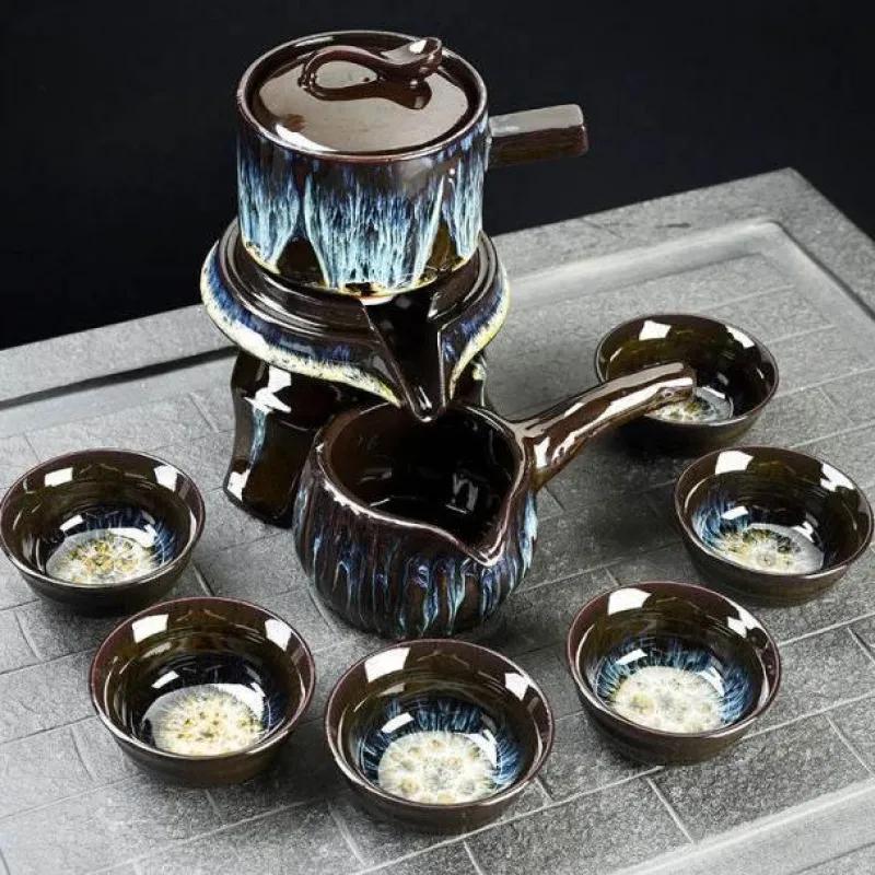 The Cozy Mug Küche & Esszimmer-Vintage Chinesisches Keramik Teeservice - Einzigartiges traditionelles Teeservice