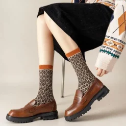 Damen Everly u0026 Lace Damenbekleidung-Vintage Damen Crew Socken - Retro Gemütliches Schuhwerk