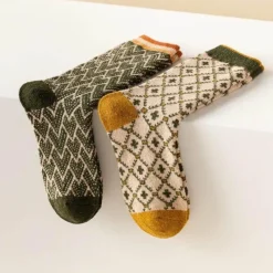 Damen Everly u0026 Lace Damenbekleidung-Vintage Damen Crew Socken - Retro Gemütliches Schuhwerk