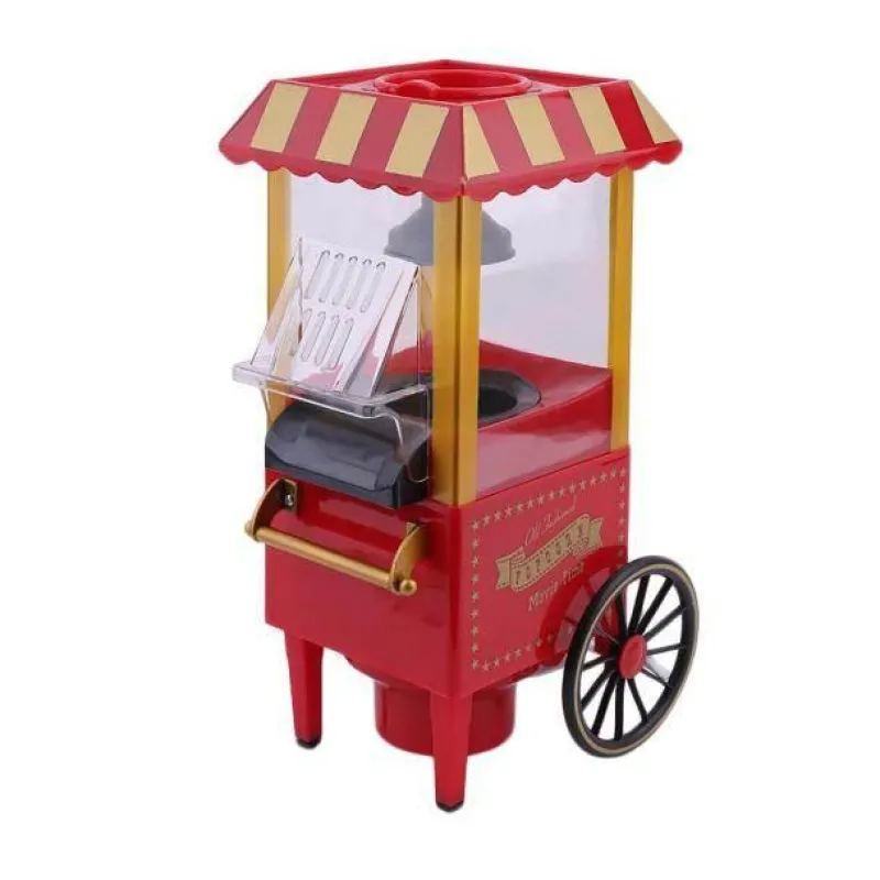 The Culinary Kit Küche & Esszimmer-Vintage Elektrische Popcornmaschine - Retro Snackmaschine