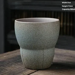 Plates u0026 More Küche & Esszimmer-Vintage Espressotassen-Set – Kung-Fu-Teetassen für das Home Office