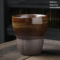 Plates u0026 More Küche & Esszimmer-Vintage Espressotassen-Set – Kung-Fu-Teetassen für das Home Office