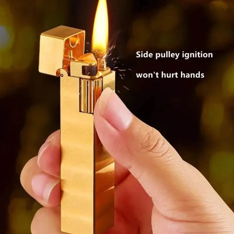 Wilderness Haven Outdoor & Garten|Outdoor-Artikel-Vintage Feuerzeug mit Kupferflamme – handgefertigtes Design