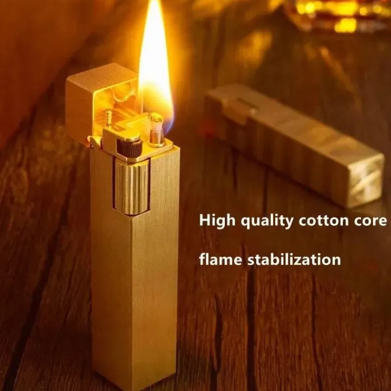 Wilderness Haven Outdoor & Garten|Outdoor-Artikel-Vintage Feuerzeug mit Kupferflamme – handgefertigtes Design