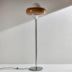 The Gilded Nest Wohndeko|Beleuchtung-Vintage Floor Lamp – 155 cm Standing Lamp with Knob Switch