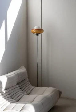 The Gilded Nest Wohndeko|Beleuchtung-Vintage Floor Lamp – 155 cm Standing Lamp with Knob Switch