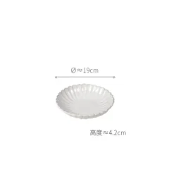 Elegance at the Table Küche & Esszimmer-Vintage Gestreiftes Esstischset aus Keramik - Küchengeschirr