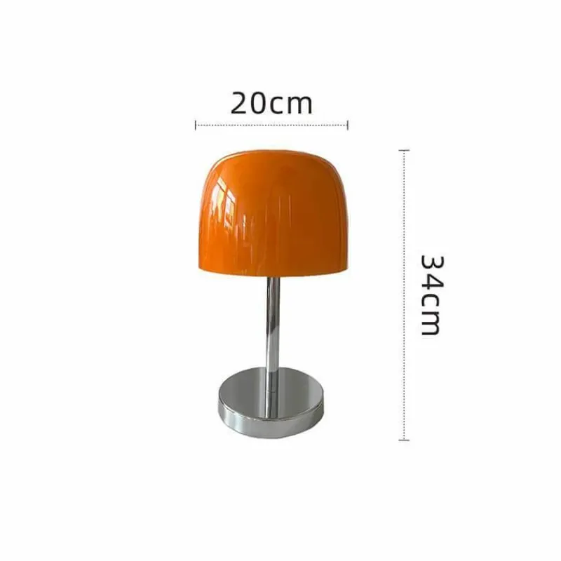 Bright Accents Beleuchtung-Vintage Glas Tischlampe - Elegante Wohnbeleuchtung Dekor