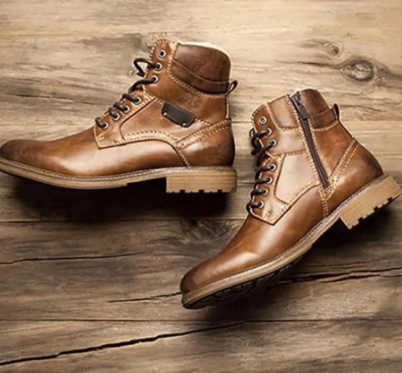 Herren Decor Herrenschuhe-Vintage Herren Winterstiefel - Warmes modisches Schuhwerk